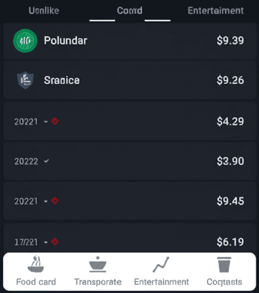 Mobile app — banking